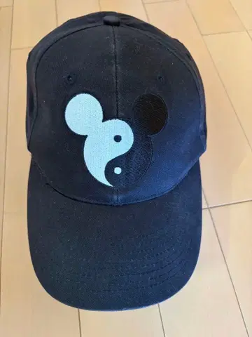 90's 디즈니 빈티지 음양 미키마우스 캡