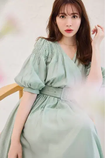 herlipto Airy Volume Sleeve Dress S