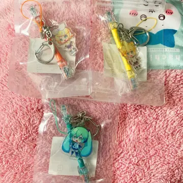 하츠네 미쿠 아이산전기 콜라보 LAN 키링 종판 한정판 완판