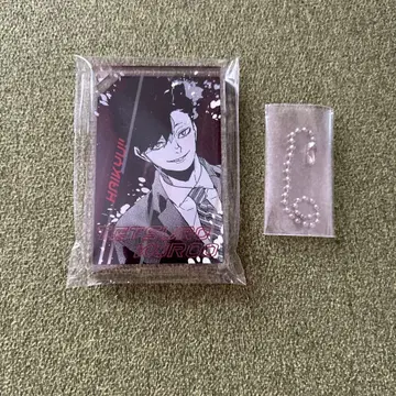 하이큐 도미노풍 아크릴 키링 쿠로오