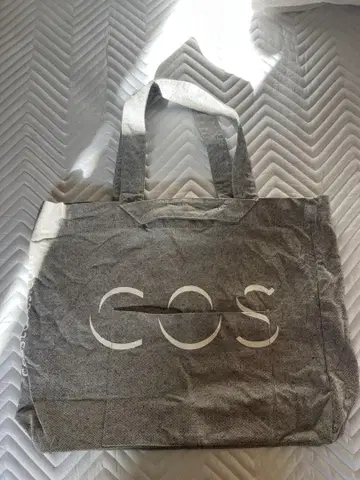 COS 그레이 에코백 캔버스