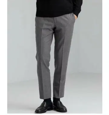 그린 레이블 SUPER 120's 플라노 슬랙스 그레이 XS