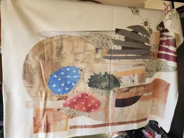 goen planet 고슴도치 패턴 담요 독일제