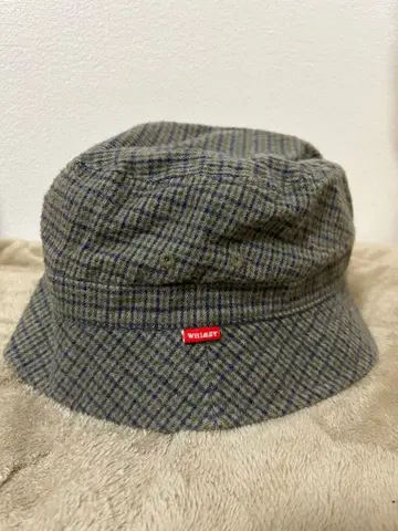 WHIMSY 버킷 햇 그린 체크 L