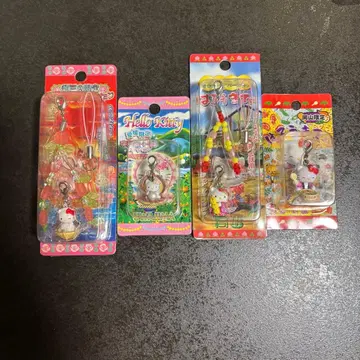 지역 한정 키티 스트랩 4개 세트 미사용 새상품