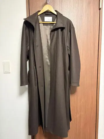 A+ TOKYO 다크 브라운 롱 코트 사이즈 1