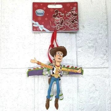 [토이 스토리] 우디 버즈 크리스마스 오너먼트 미사용 택 포함