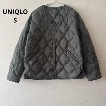 새상품급 유니클로 울트라 라이트 다운 릴랙스 자켓 올리브 S