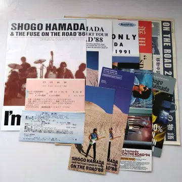 하마다 쇼고 투어 굿즈 카탈로그 전단지 반권