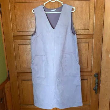 ESSEME 연보라 슬리브리스 원피스 M