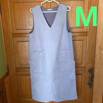 ESSEME 연보라 슬리브리스 원피스 M