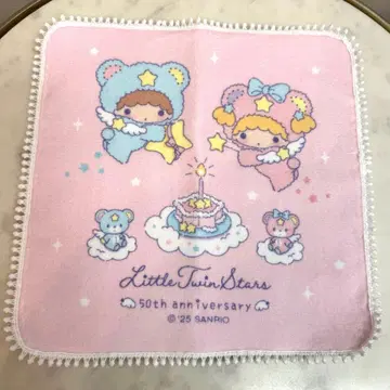 새상품 리틀트윈스타 키키라라 별하늘의 엔젤 손수건 미니 타월