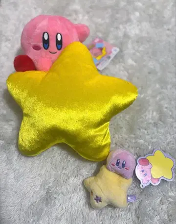 새상품 별의 커비 워프 스타 봉제 인형 마스코트 2세트