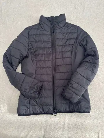 PUMA 블랙 퀼팅 다운 자켓 L