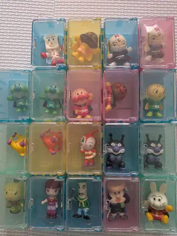 호빵맨 뮤지엄 연결 피규어 세트 19 개