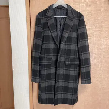 RAGEBLUE 체스터 코트 M 사이즈 체크 블랙