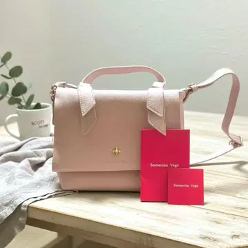 보증서 포함! Samantha Vega 파스텔 핑크 숄더백