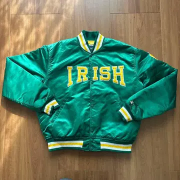 STARTER 노트르담대 Fighting Irish 새틴 자켓 L