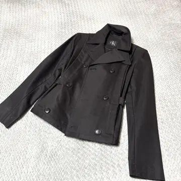 캘빈 클라인 블랙 더블 브레스트 자켓