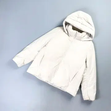 유니클로 하이브리드 다운 후드티 자켓 라이트 그레이 XL*KD898