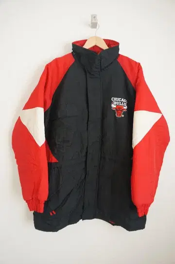 90s LOGO7 시카고 불스 충전솜 나일론 자켓 NBA 공식/L