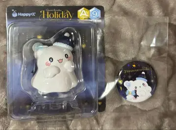 Happy 복권 산리오 하나마루 유령 피규어와 캔뱃지 세트