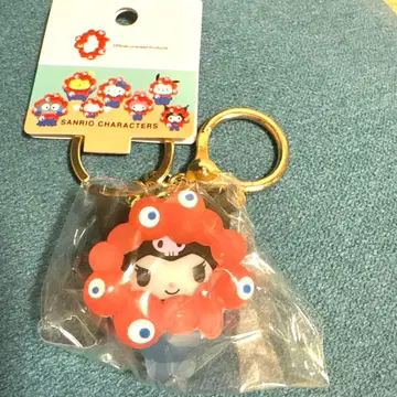 만박 미야쿠미야쿠 산리오 나리키리 입체 키링 클리어 컬러 쿠로미