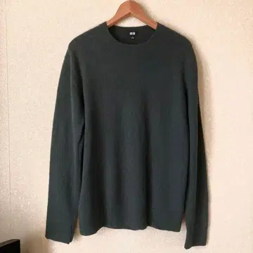 유니클로 캐시미어 100% 크루넥 스웨터 L