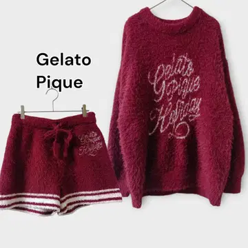 젤라또피케 HOLIDAY 페더 룸웨어 상하의 세트 루즈핏