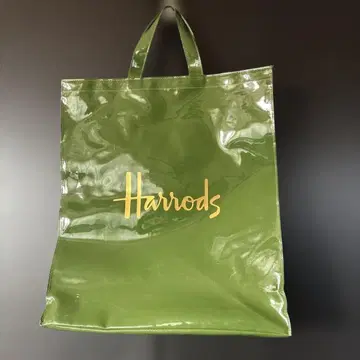 거대 Harrods 그린 토트백 32 42 폭 6