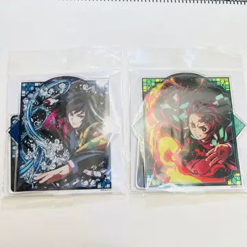 귀멸의 칼날 카마도 탄지로 토미오카 기유 아크릴 마스코트 전 집중전