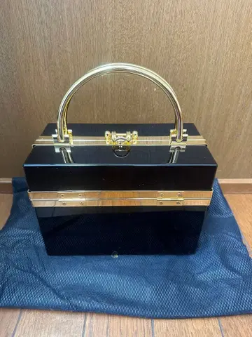 블랙 박스형 파티 백