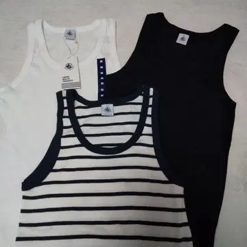 쁘띠바토 탱크탑 3개 세트 XS