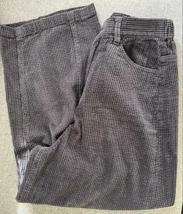 니코앤드 코듀로이 배럴 팬츠 커브 팬츠 캐주얼 차콜