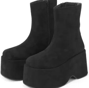 스웨이드 통굽 부츠[zr1140]