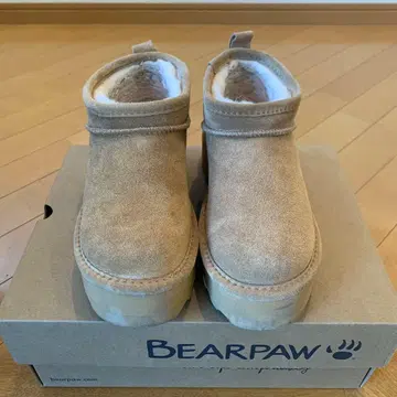 BEARPAW 베이지 어그 부츠