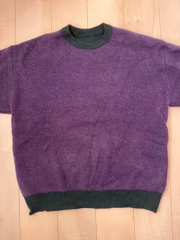 NIKO AND - 퍼플 크루넥 니트 L