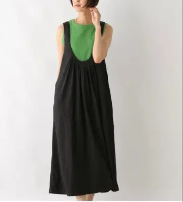 렙심 U넥 2WAY 플레어 오버롤 스커트