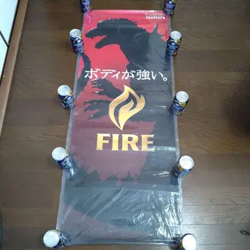 고질라 기린 FIRE 스티커 초특대형