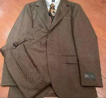 BEAMS F SAVILE CLIFFORD 헤링본 수트 46