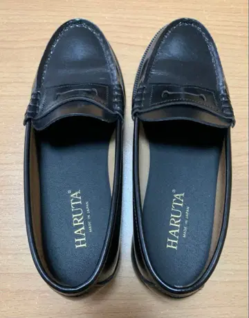 새상품급 HARUTA 하루타 로퍼 블랙 23.5cm