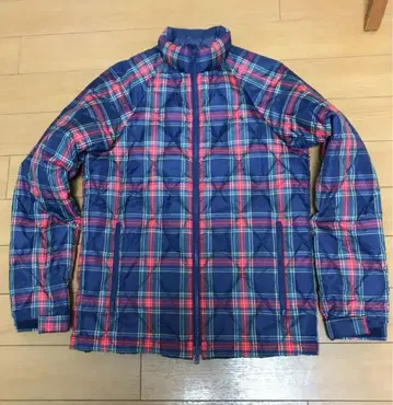 새상품급 SHIPS general supply 체크 무늬 라이트 다운 S