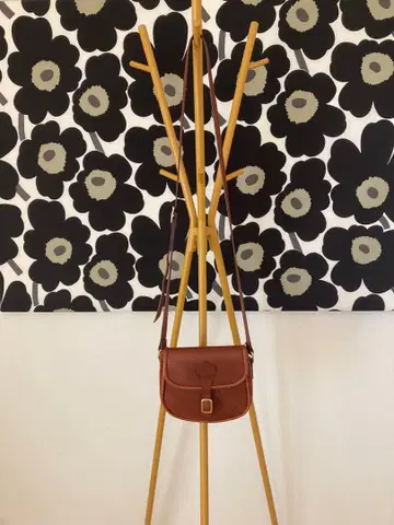 가죽 숄더백 이탈리아제 미니백 브라운 가죽