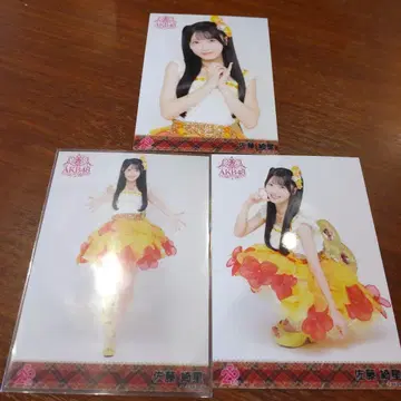 AKB48 멤버 리퀘스트 동경의 의상 브로마이드 3종 컴프 사토 키세이