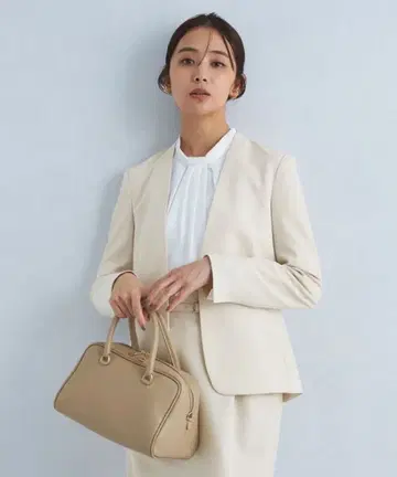 [ 새상품 ] green label relaxing 파우더 노라펠 재킷