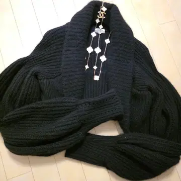 정가 약 10만 엔! FOXEY 블랙 가디건 M