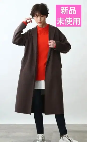 인디비 해밀턴 울 리버 테일러 코트 새상품