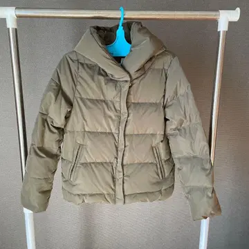 Discoat 다운 자켓 카키 M