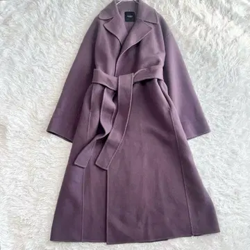 N.O.R.C 노크 울 리버 롱 코트 최근 모델 벨트 포함