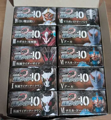 SHODO-O 가면라이더 10 전종 세트 미개봉품